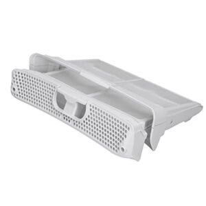 LUTH Premium Profi Parts Flusensieb Sieb Filtertasche Filter kompatibel mit Bosch Siemens Constructa Neff Balay IQ300 IQ390 IQ500 IQ700 IQ790 IQ800 IQ890 00656033 656033 für Trockner weiß