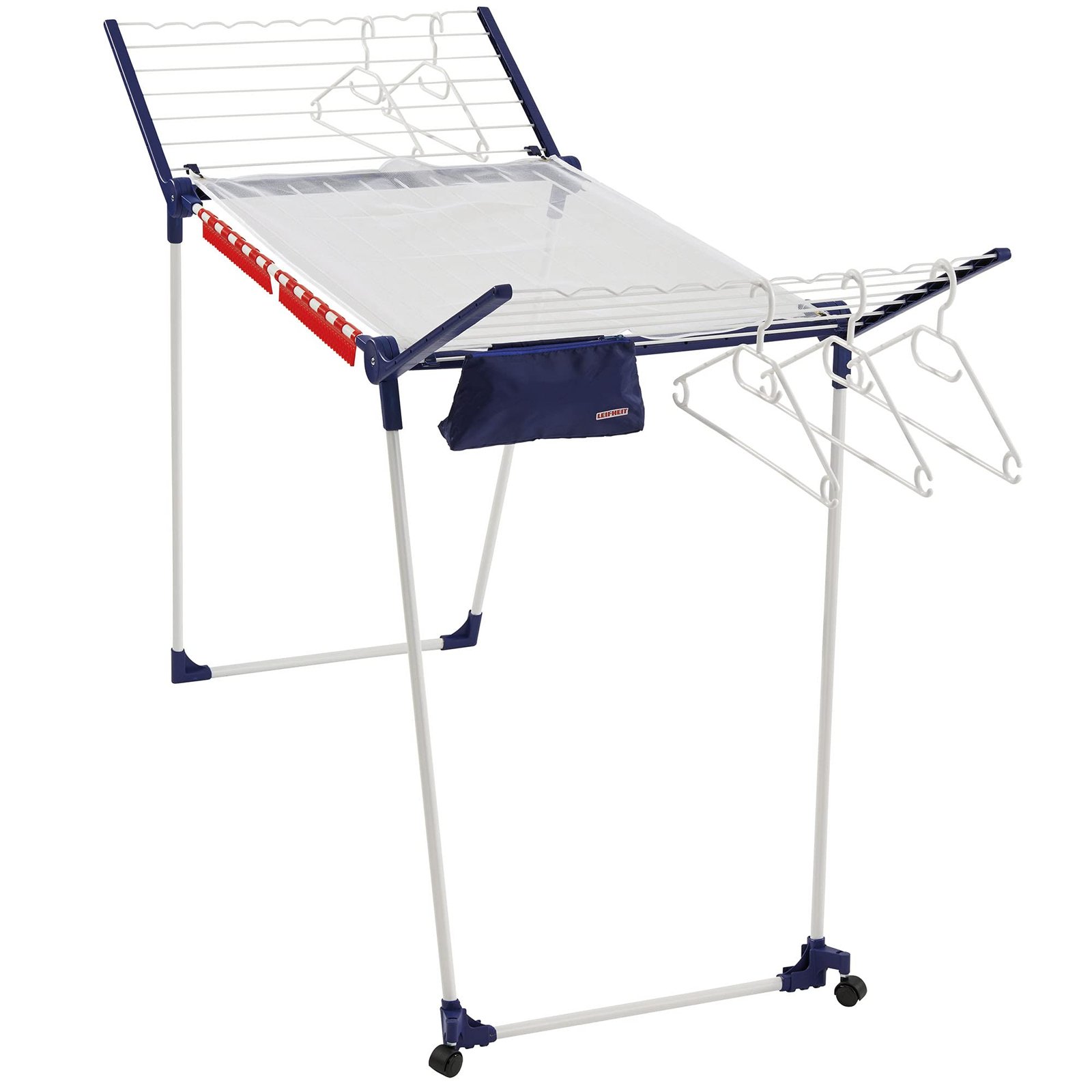 Leifheit Pegasus 200 Trockengestell für Gullwing weiß und blau - Image 2