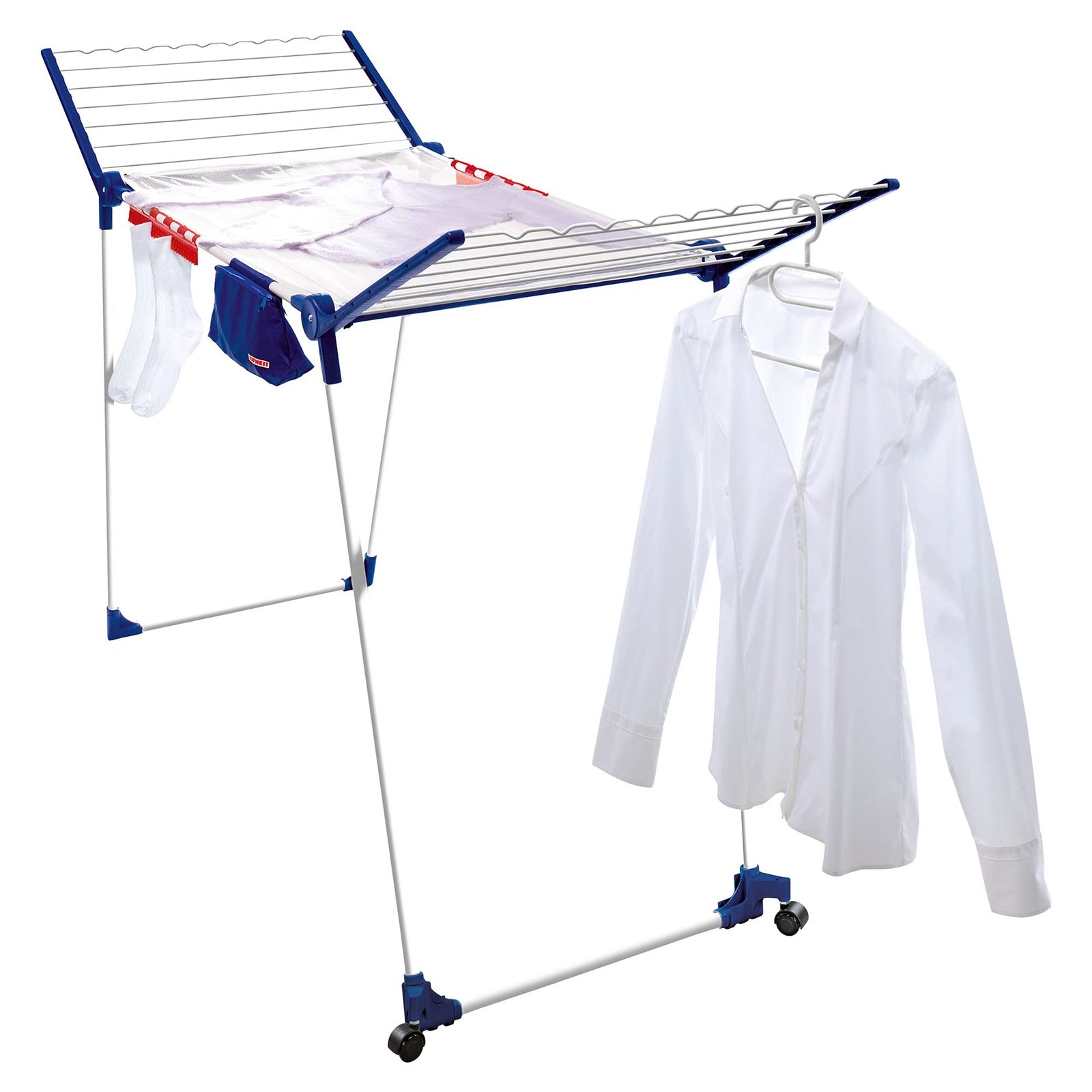 Leifheit Pegasus 200 Trockengestell für Gullwing weiß und blau - Image 5