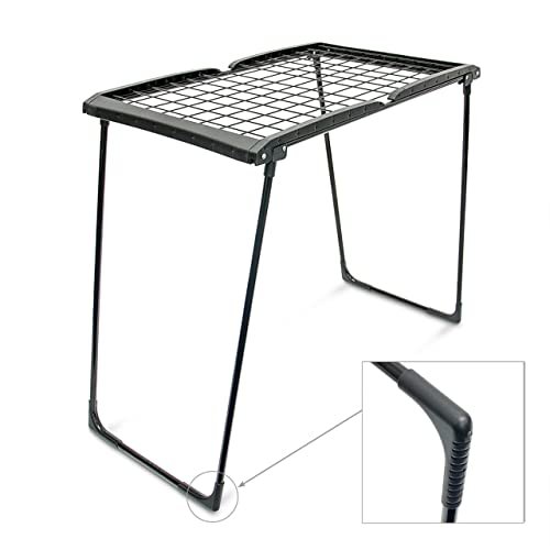 Relaxdays Standtrockner H x B x T: ca. 104 x 169 x 54,5 cm wetterfester Wäschetrockner klappbar mit Wäscheleinen und einer Trockenlänge von 13 m für Wäsche, Kleidung, Textilien etc, schwarz - Image 6